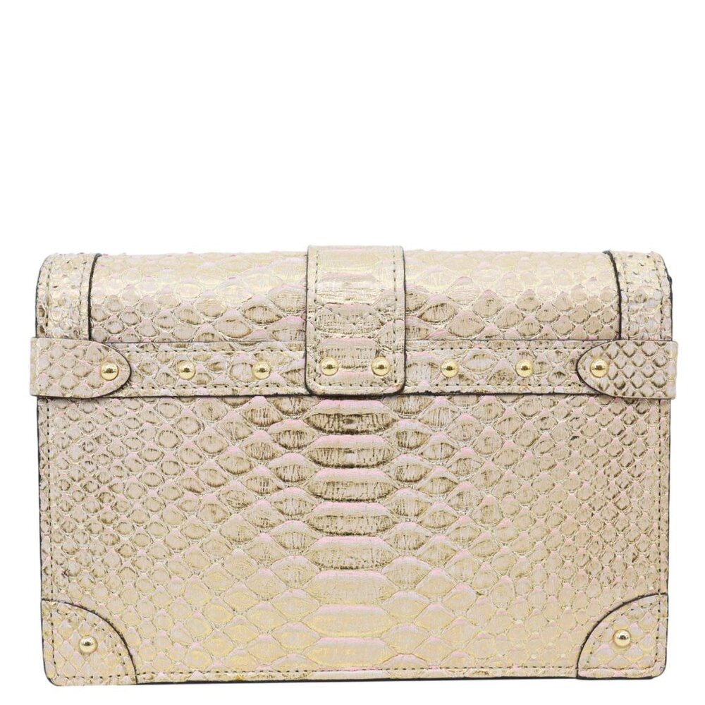 Louis Vuitton Trunk Python Leather Chain Wallet S… - image 4